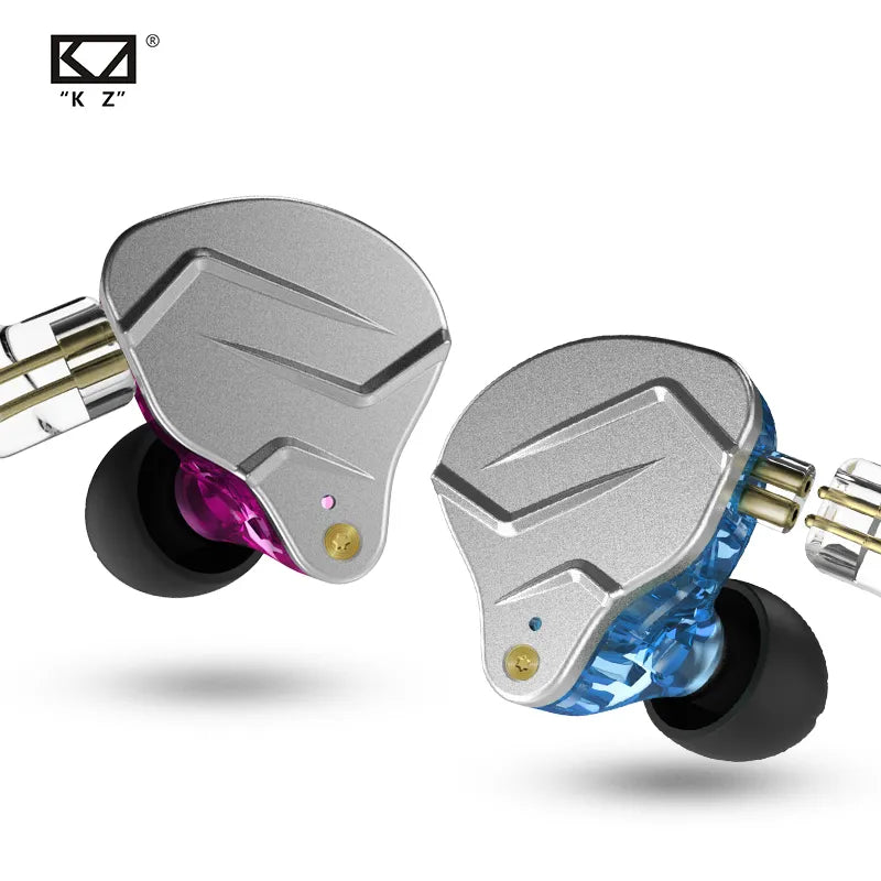 KZ ZSN Pro 1BA+1DD Hybrid technology HIFI Bass Earbuds Metal In Ear Earphones Bluetooth Headphone Sport Noise Cancelling Headset
