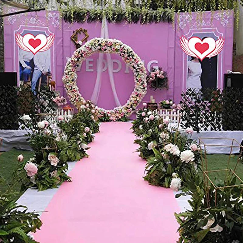 Color Carpet Wedding Aisle Rugs White Blue Red Pink Carpet Indoor Outdoor Party Event Festival Wedding Carpet Wedding Decoration