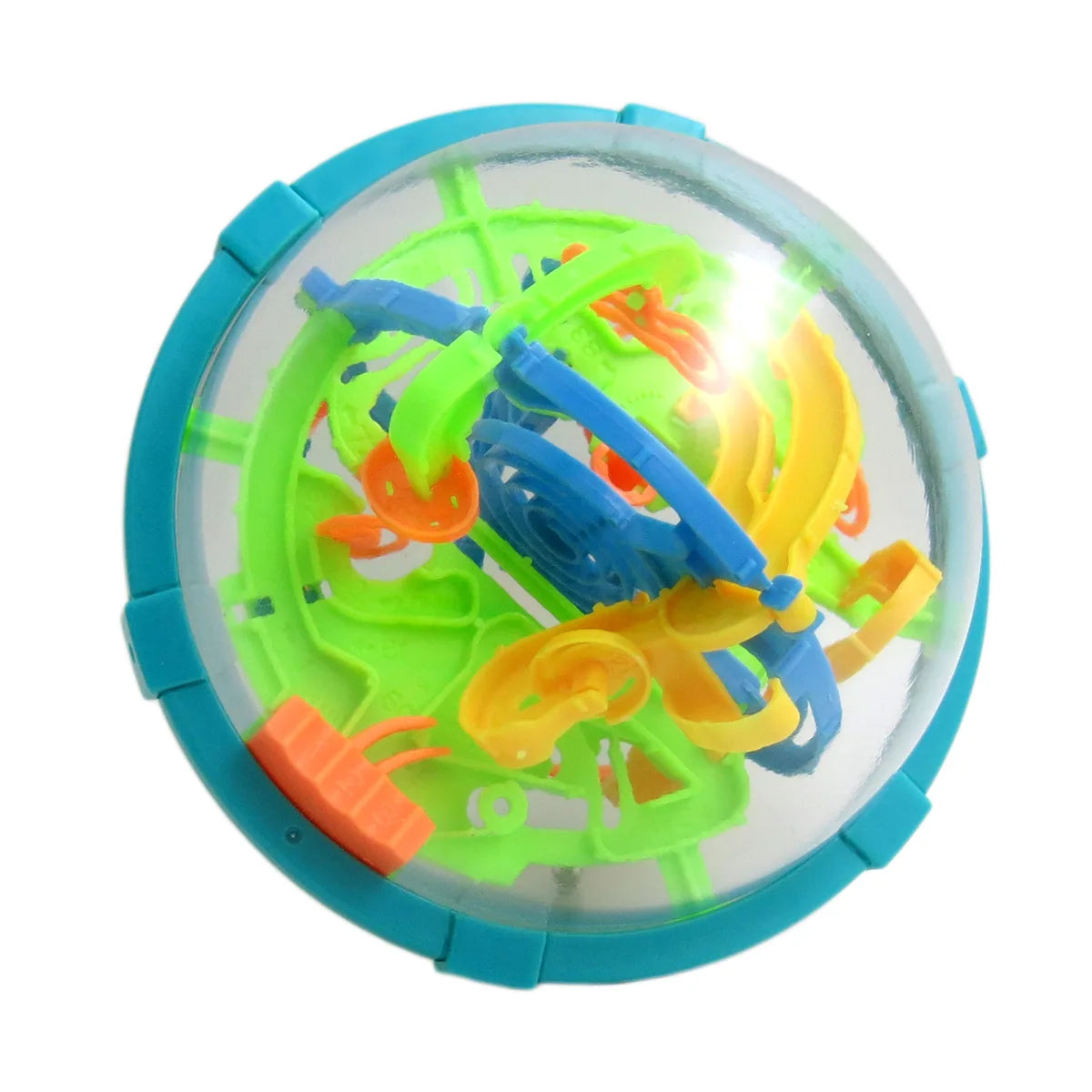 100 Steps 12cm Intellect 3D Maze Perplexus Magnetic Ball Barriers Marble Puzzle Amaze Game IQ Balance Educational Toys For Kids