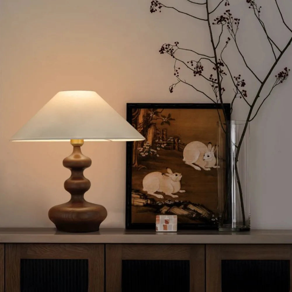 French Mushroom Table Lamp Night Stand Sofa Living Room Corner Bedside Bedroom Luxury Light Fixture Lighting Industrial Decor