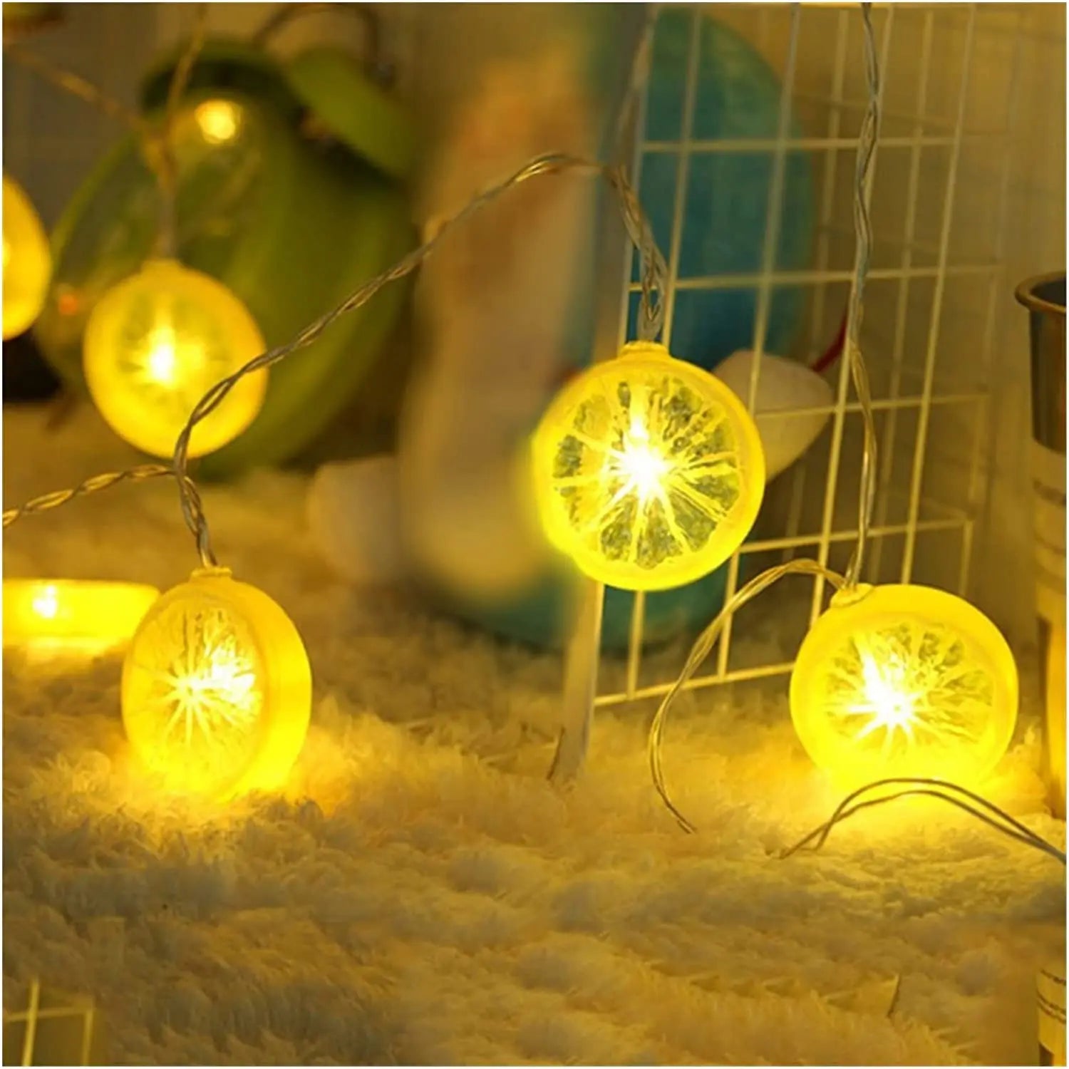 Christmas Decorations For Home Led Lemon String Light 3M 20LEDs Battery Operated Garland Indoor Wedding Decor Night Light
