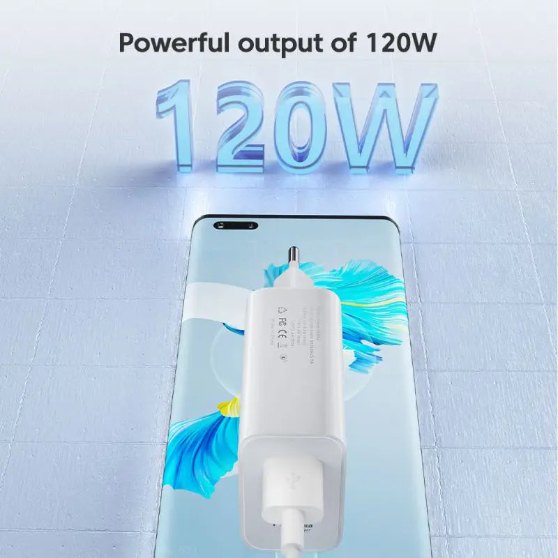 120W USB Charger Fast Charging QC3.0 USB C Cable Type C Cable Mobile Phone Charger For Huawei Samsung Xiaomi POCO Quick Charger