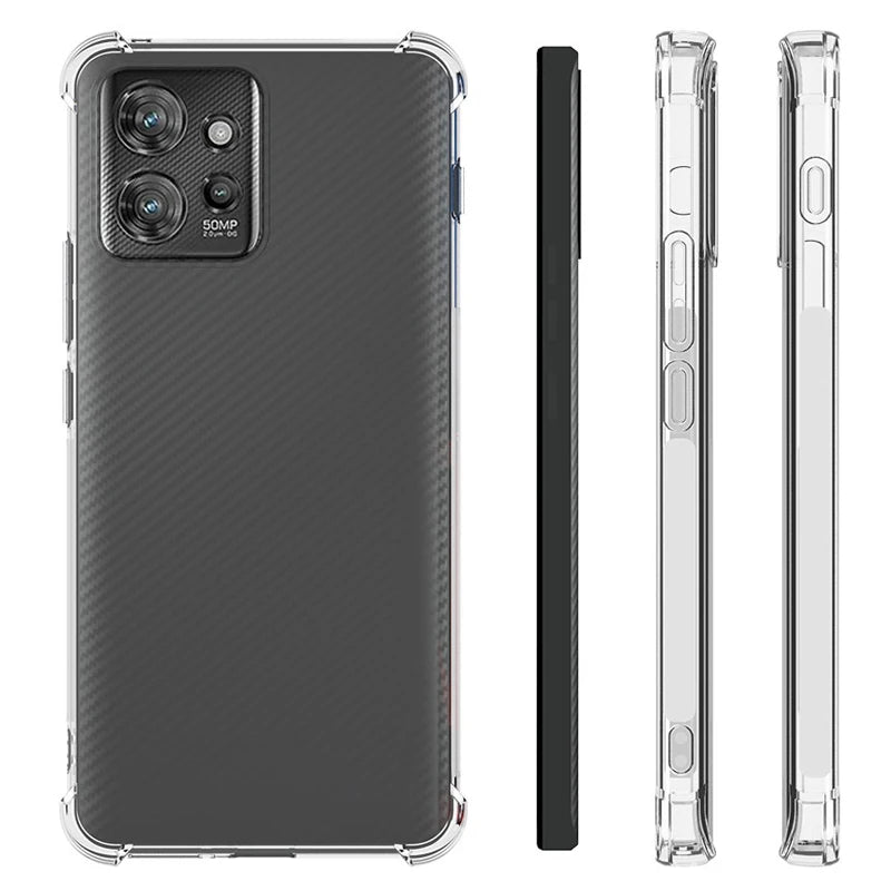 Shockproof Case for Motorola Think Phone 5G 2023 XT2309 Clear Airbag Silicone TPU Back Cover Soft Phone Case for Moto ThinkPhone