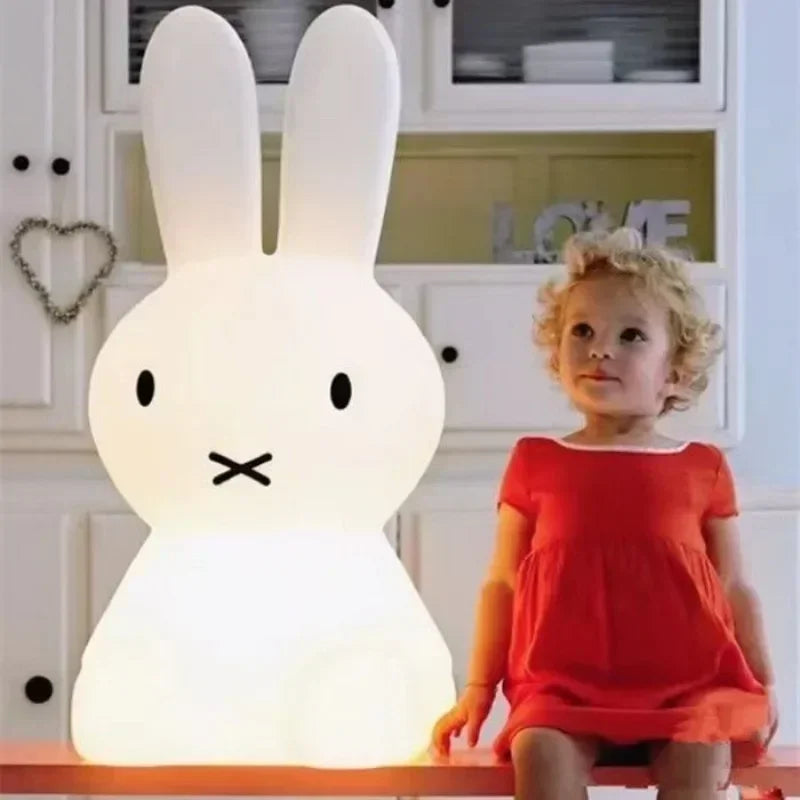Cartoon Night Light Bedroom Soft Lamp with Sleeping Table Light Children's Female Baby Feeding Eye Protection LED Female Light