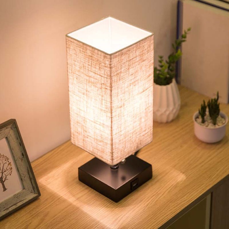 Table lamp  square table lamp  Modern square lamp  Square bedside lamp  Square desk lamp  Square base table lamp  Square nightstand lamp  Square shaped lamp  Square table light  Square shade lamp