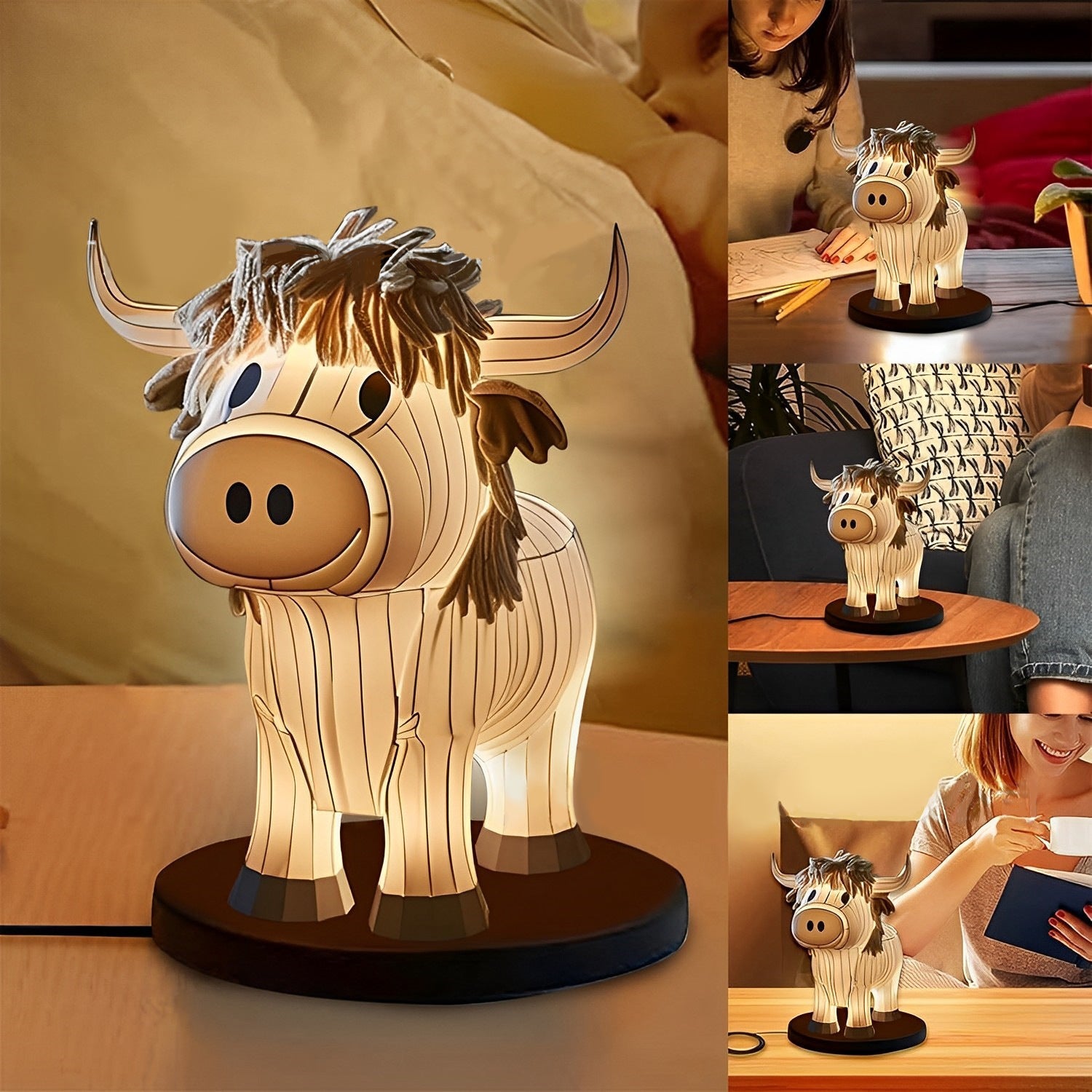 Table Lamp

Home Cow Table Lamp

Cow table lamp

Cow-themed home lamp

Animal design table lamp

Cow print table lamp

Farmhouse cow table lamp

Cute cow lamp for home

Cow-shaped table lamp

Novelty cow table light

Decorative cow lamp