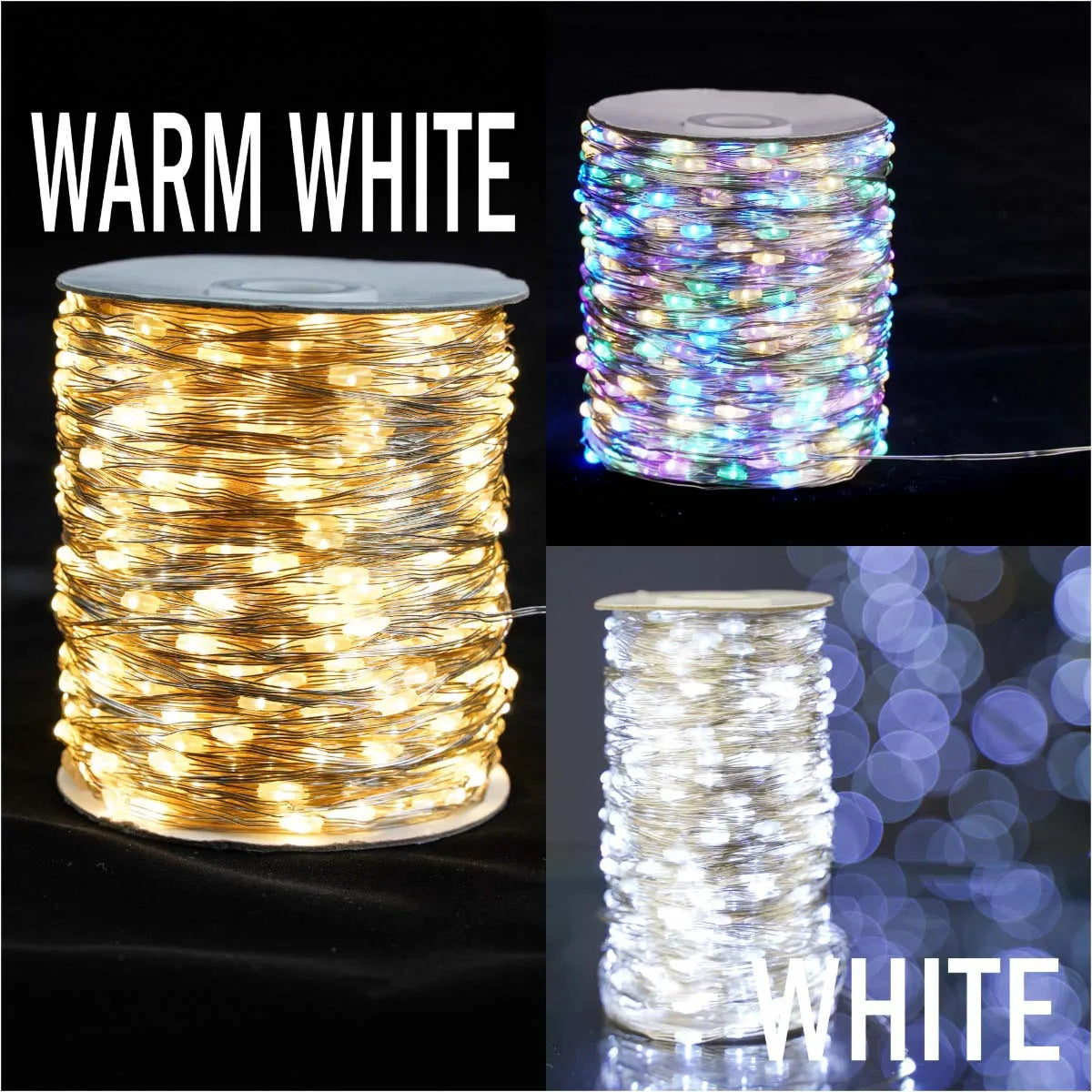 30m 50m 100m 200m LED String Lights Street Fairy Light Waterproof for Outdoor Christmas Fairy Lights Holiday Wedding Decoration