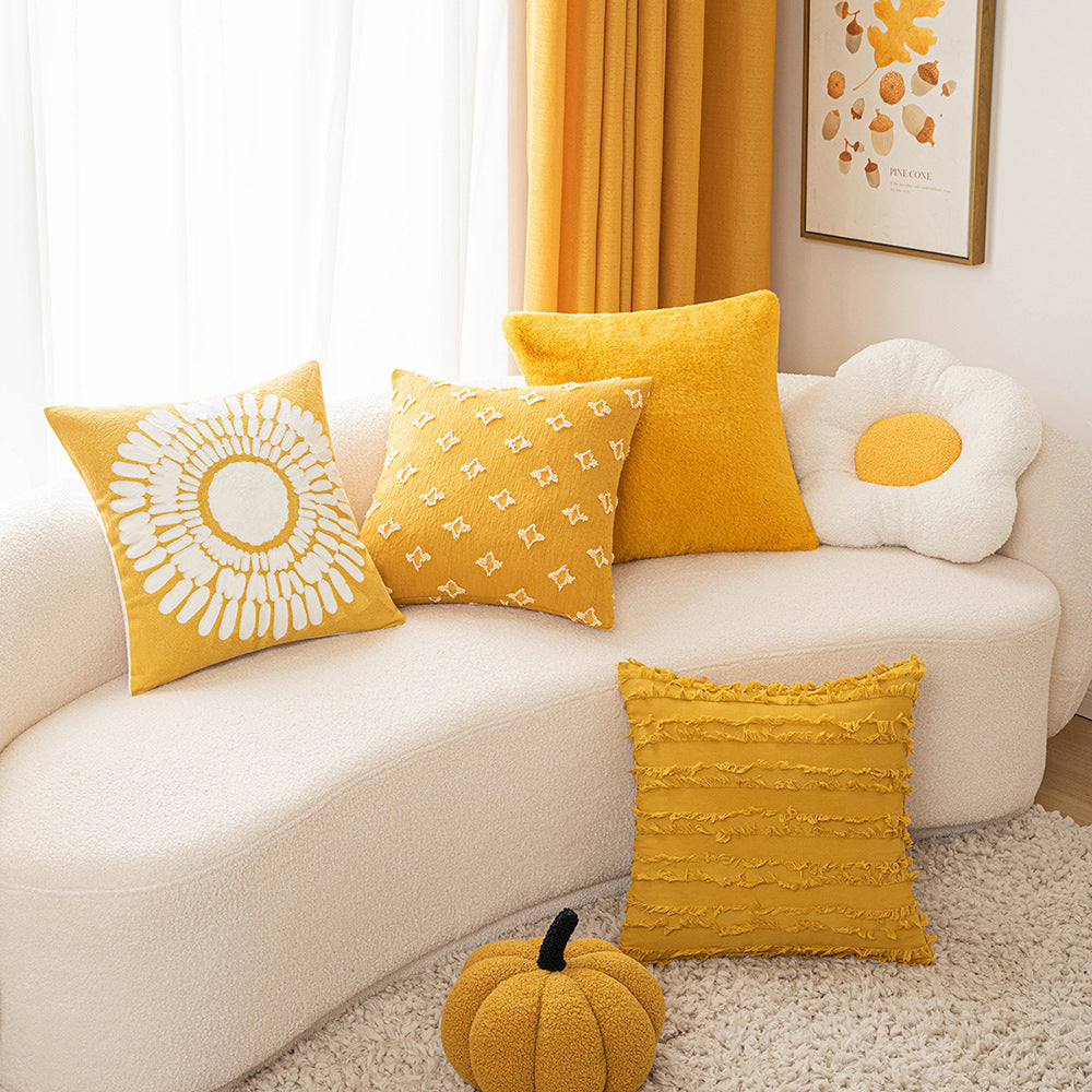 Yellow Pillow Cover

Bright yellow cushion cover

Decorative yellow pillowcase

Sunny yellow throw pillow cover

Soft yellow cushion cover

Mustard yellow pillow cover

Yellow geometric pillow cover

Yellow floral pillow cover